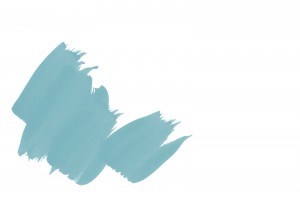 A green brushstroke