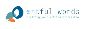 Artful Words logo and tagline